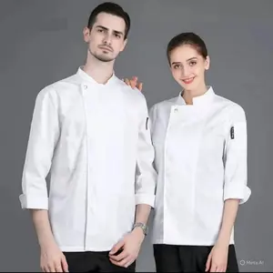 Baju Koki Chef Seragam Hotel Restoran Premium Bisa Bordir Nama & Logo