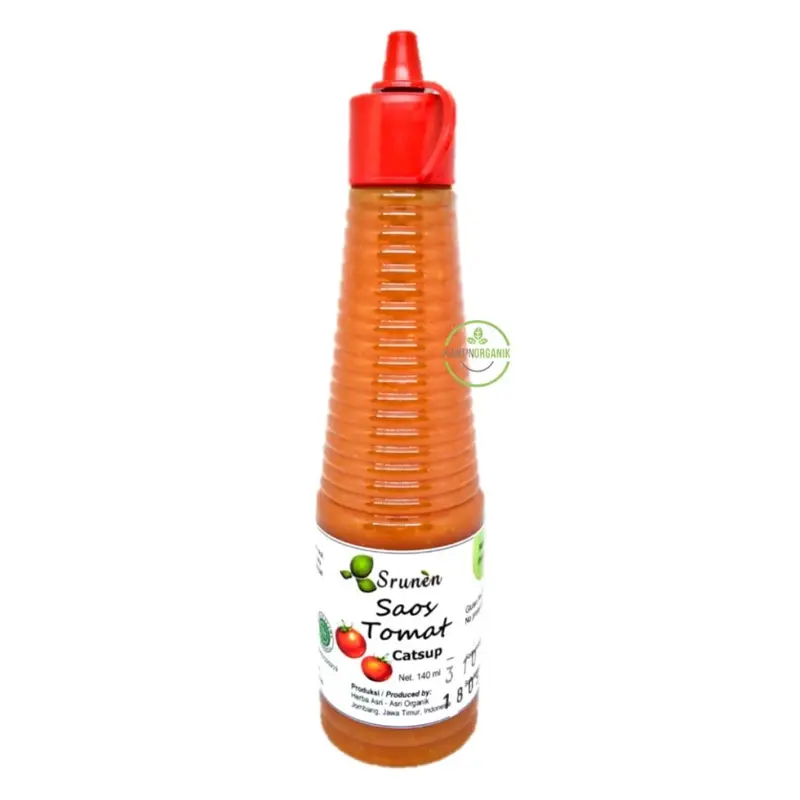 Srunen Saos Tomat & Saus Pedas Gluten Free - Non MSG 140 ml 2