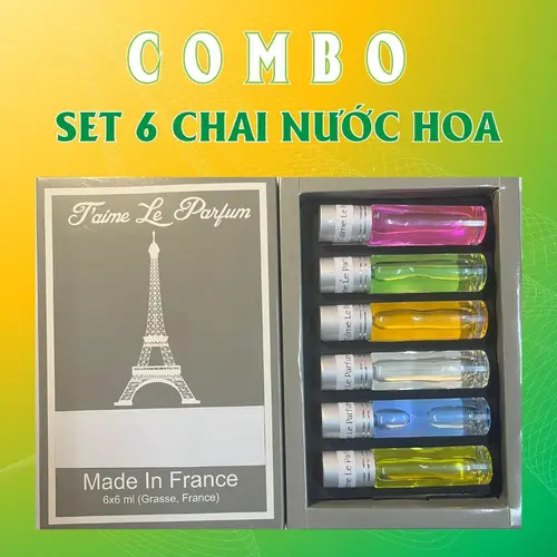 Set 6 Chai Nước Hoa Tháp Dạng Lăn - Taime Le Parfum Perfume Cosmetic... Xịt thơm
