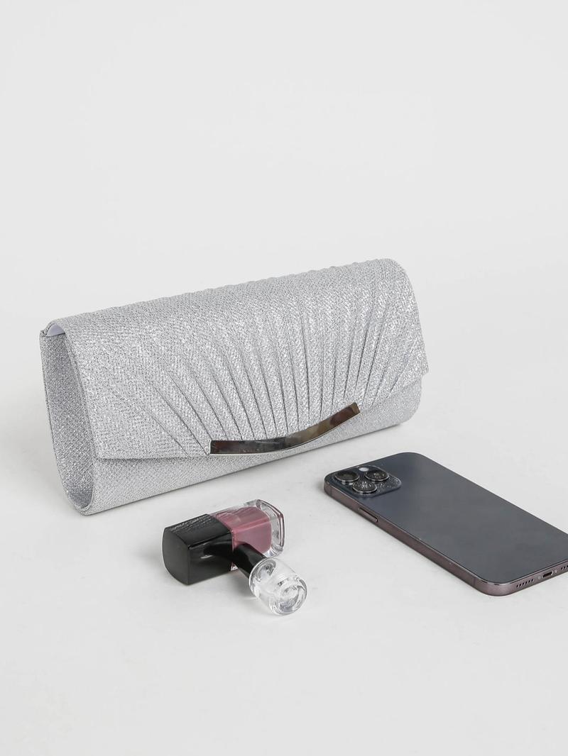 Product Introduction of Women's Elegant Evening Bag, Exquisite Clutch with Detachable Chain Strap, Trendy Bag for Wedding & Party 5