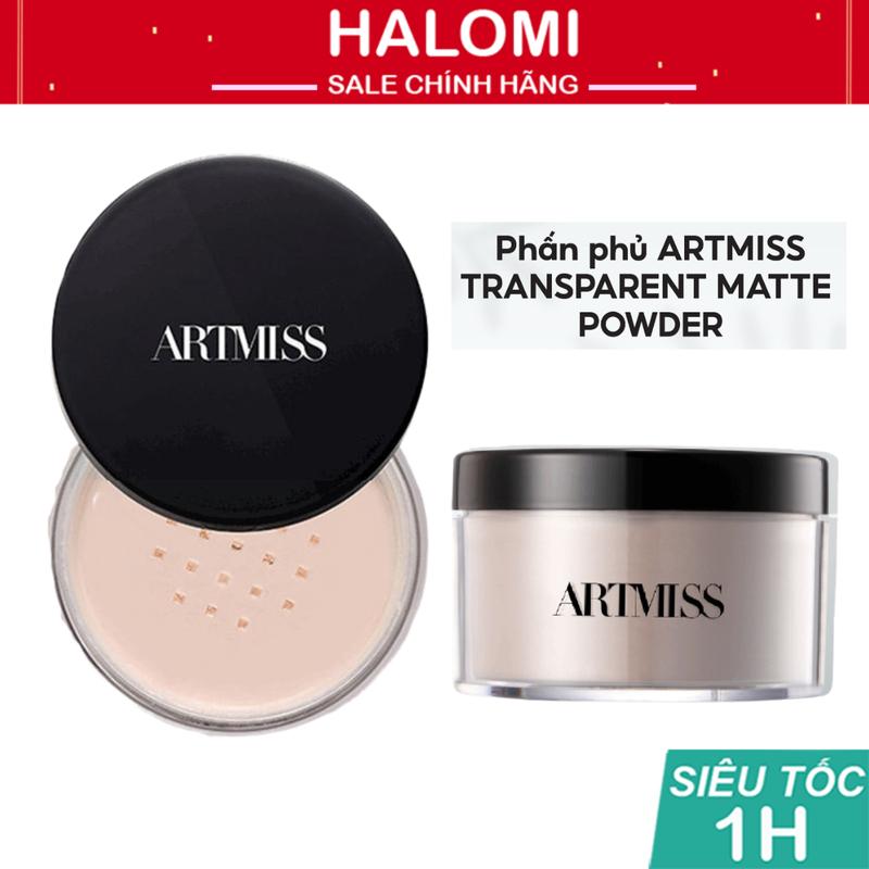 Phấn phủ bột ARTMISS transparent matte powder trang điểm kiểm soát dầu 24h 30g makeup chuyên nghiệp