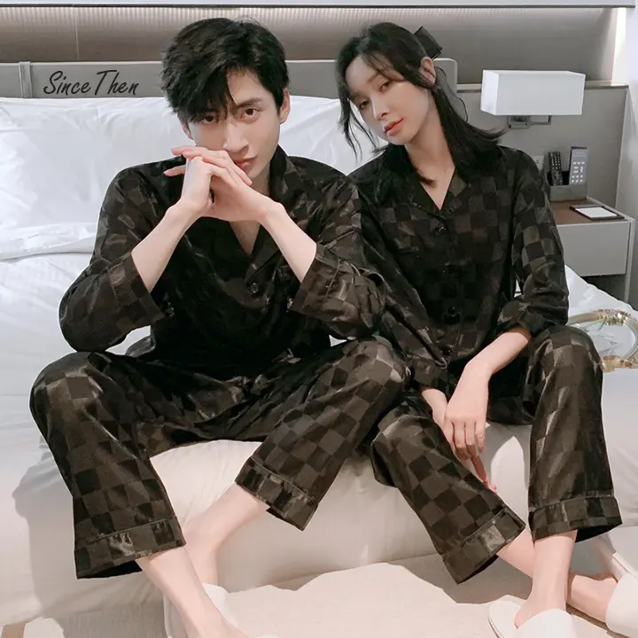 Pyjama đôi nam nữ dài tay dành cho cặp đôi mặc nhà - D0010DE Women Top Áo