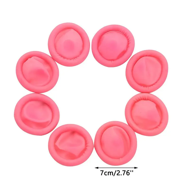 Găng Tay Cao Su Cots Ngón Tay Cao Su Dùng Một Lần, Chống Trượt, Găng Tay Bảo Vệ Đầu Ngón Tay 100 / 300 CÁI 3