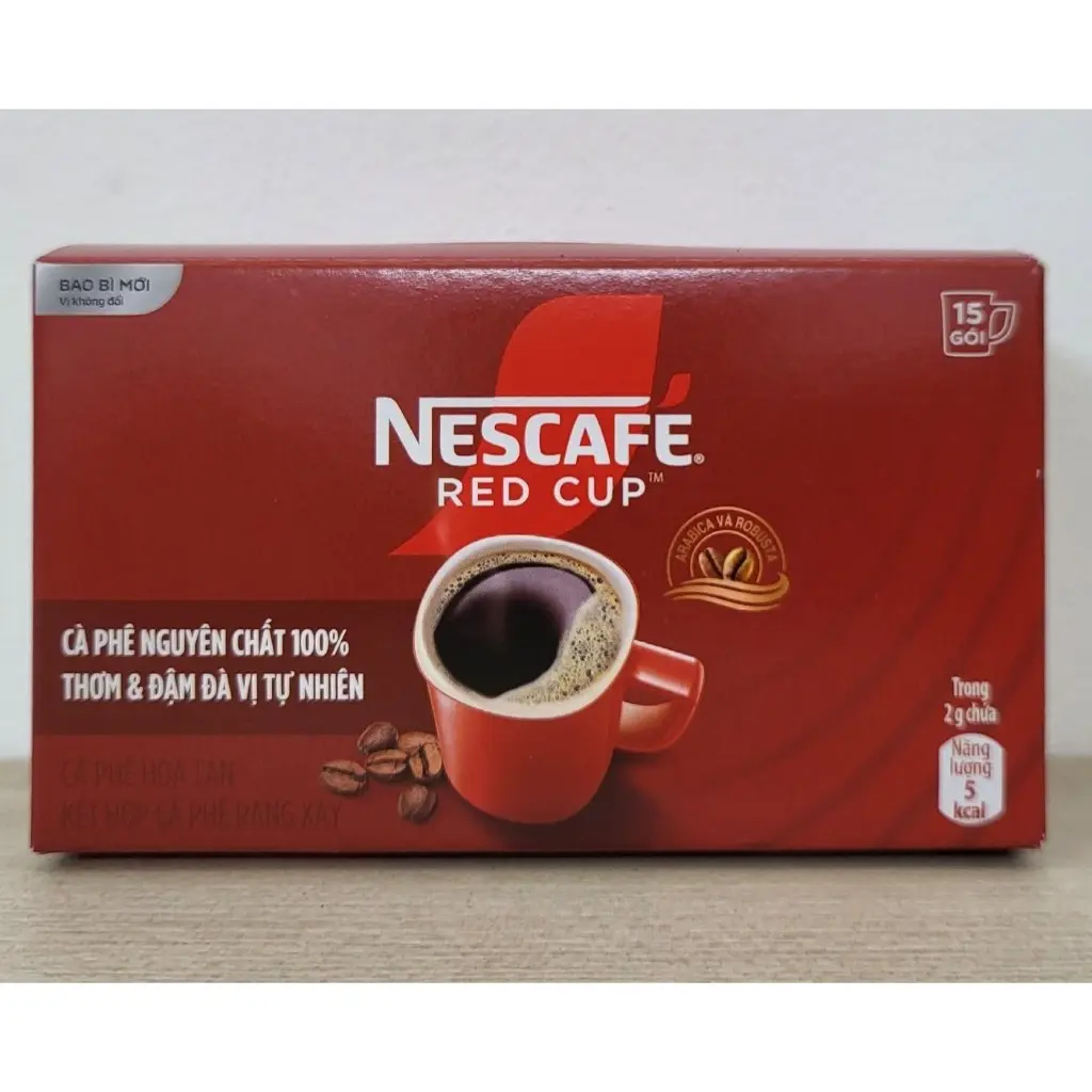 NESCAFE (hộp RED CUP 30gr / 15 gói) CÀ PHÊ HÒA TAN NESTLE Red Cup Coffee