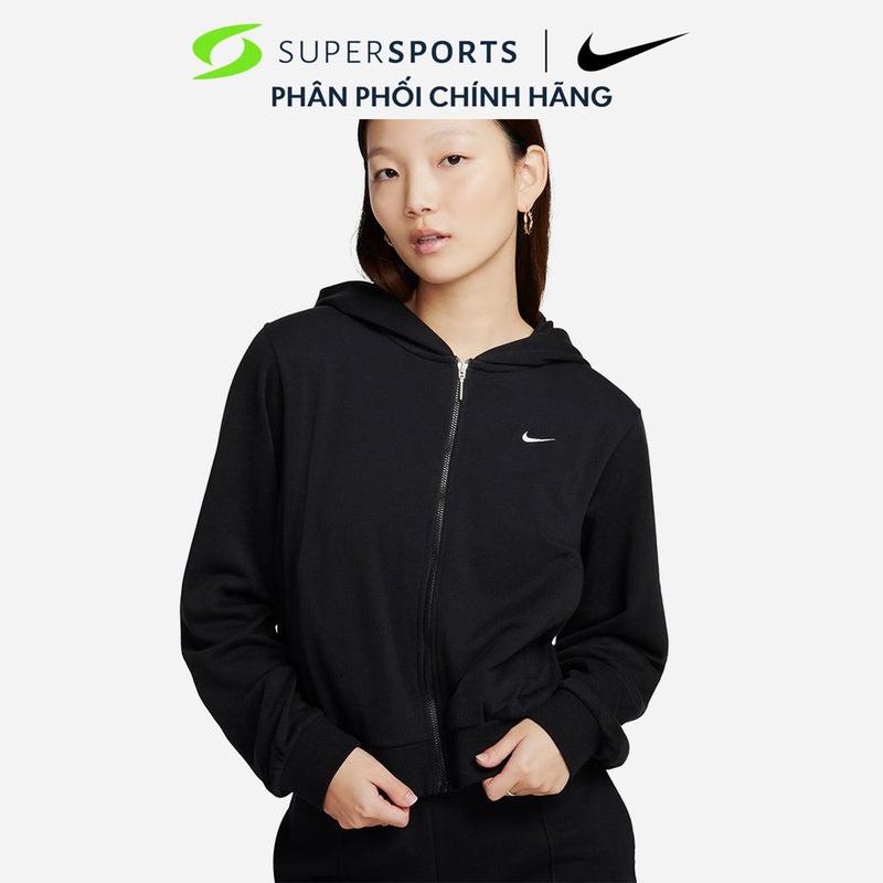 Áo Khoác Nữ Nike Asw Chill French Terry Full Zip - Đen - FN2420-010