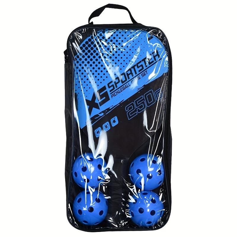 Product Introduction of 2pcs, Wooden Pickleball Rackets Set With Ball, Outdoor Sports Fitness Supplies 2