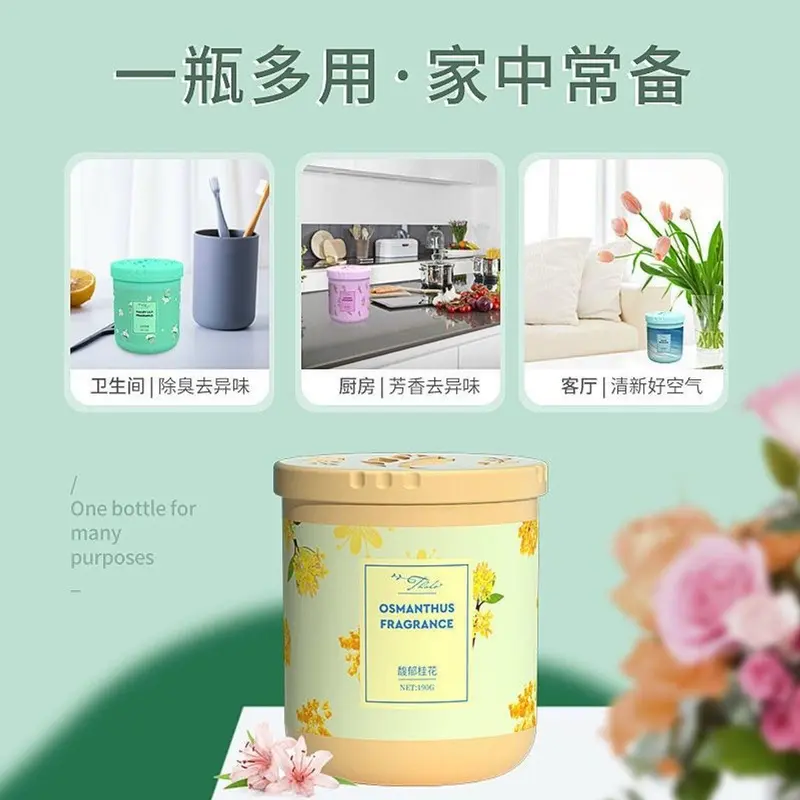 Sáp thơm phòng khử mùi phòng ngủ nhà vệ sinh toilet ô tô với 6 mùi hương tự nhiên 190g 5