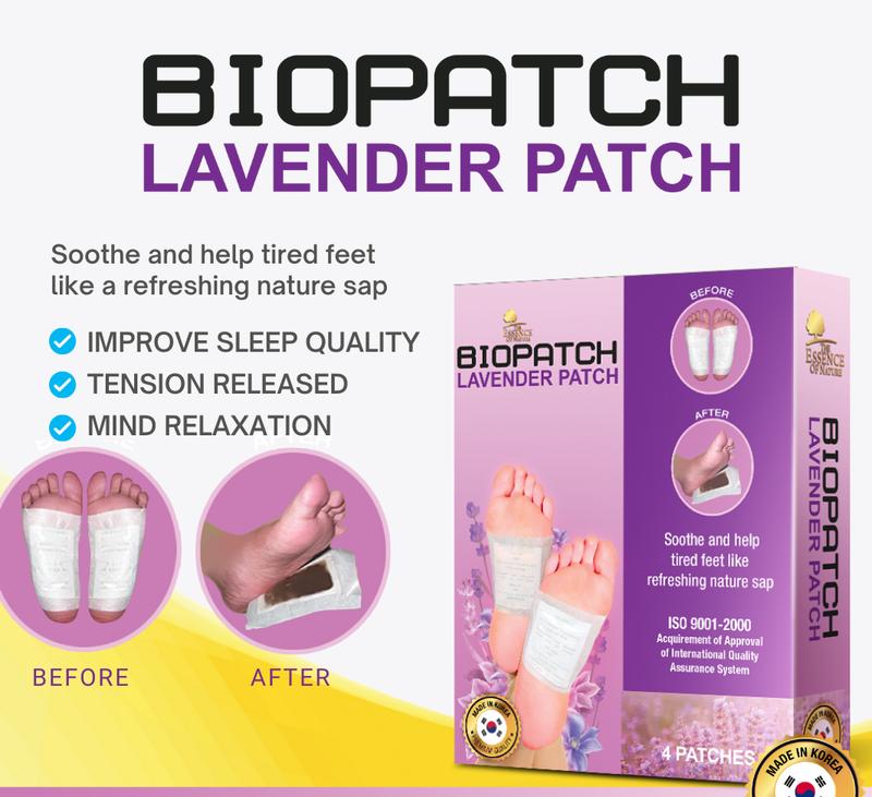 BIOPATCH Foot Patch with Far-Infrared Rays and Natural Ingredients ...