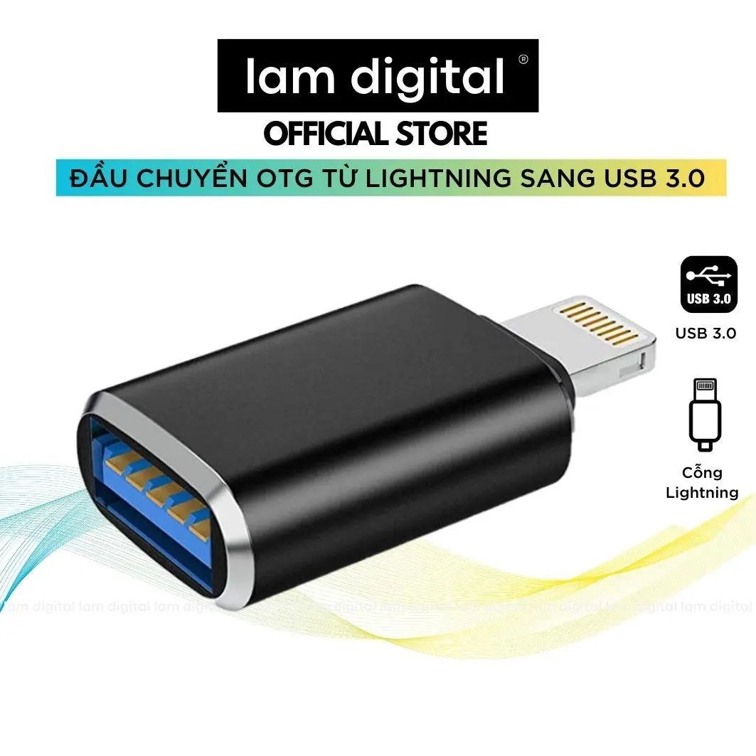 Đầu Chuyển OTG Từ Lightning Sang USB 3.0