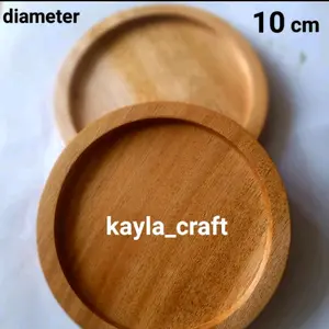 tatakan gelas kayu mahoni, alas gelas mahoni, couster kayu mahoni.uk.10cm