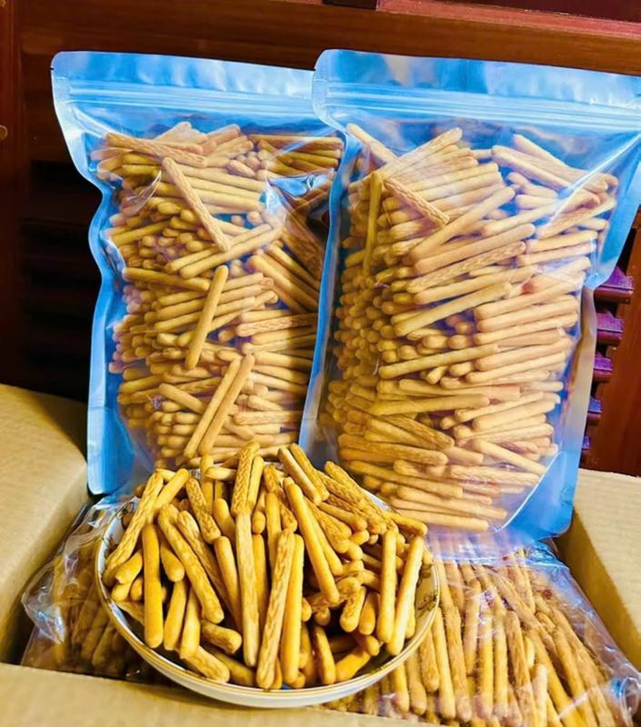 Bánh Quy Đũa Mặn Bơ Sữa 1kg (2 túi 500gr) Ăn Vặt Food