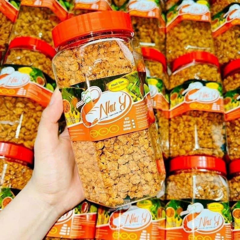Muối tôm Như Ý hũ 400gr cay nhẹ và thơm ngon (hạt to - hạt vừa - hạt nhuyễn)