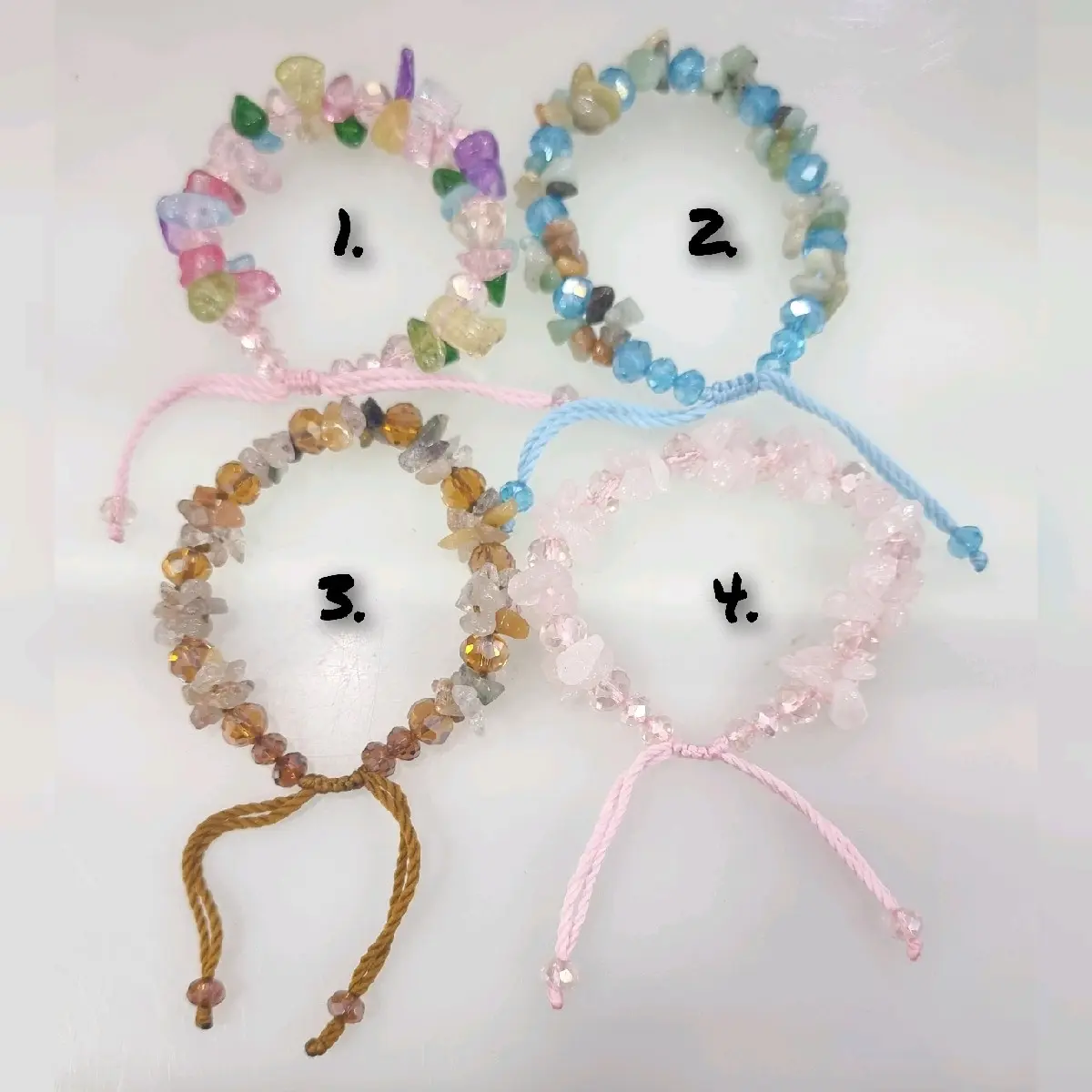 Gelang tali batu kerikil
