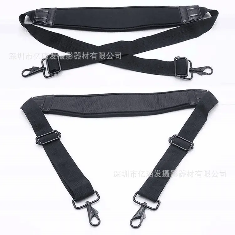 Camera Bag Belt Thick Shoulder Strap Camera Bag Computer Bag Decompression Elastic Shoulder Belt Strap