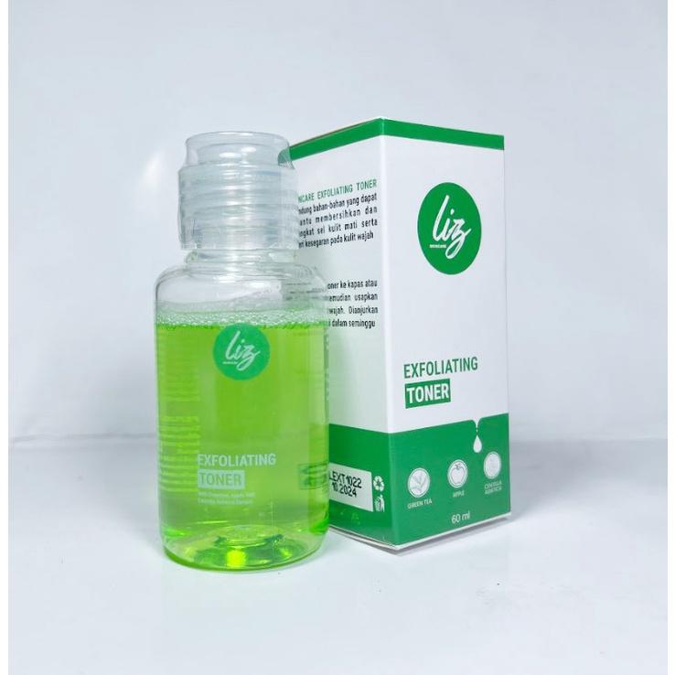 Promo Lizskincare  Exfoliating Toner Pengangkat Sel Kulit Mati Wajah Toner Pengelupasan Toner Flek Hitam Melasma Noda Hitam Bekas Jerawat 2