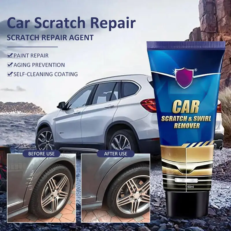 Kem Loại Bỏ Vết Xước Xe Hơi, Phục Hồi Vết Xước Tự Động, Sơn Đánh Bóng Và Phục Hồi Hiệu Quả, Hợp Chất Chà, Phụ Kiện Tạo Kiểu Xe Hơi 4