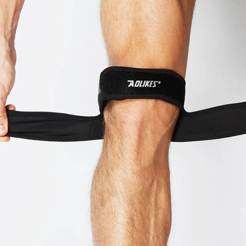 Rxzqiur-Nẹp Hỗ Trợ Đầu Gối Có Thể Điều Chỉnh, 1 Cái, Cho Thể Thao Ngoài Trời, Chạy Bộ, Bảo Vệ Chân, Đệm Xương Bánh Chè 6
