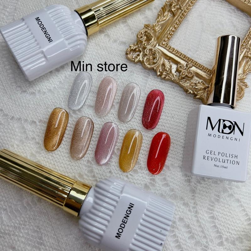 Sơn gel mắt mèo ánh trăng lẻ chai Modengni hạt mịn(15ml) làm nail sơn móng tay, làm nail