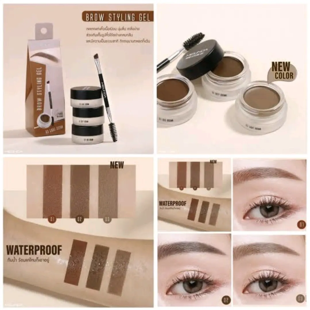 MEILINDA BROW STYLING GEL Pomade Alis Gel Alis