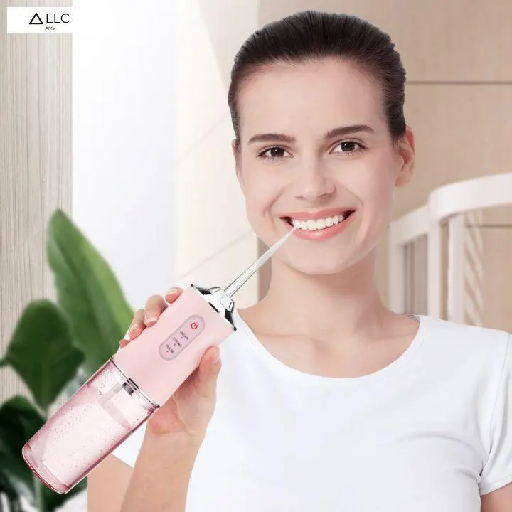 Máy tăm nước vệ sinh răng miệng cực sạch công nghệ Châu Âu - Máy Tăm nước siêu sạch Oral Irrigator kèm 4 đầu phun Nữ Women 2