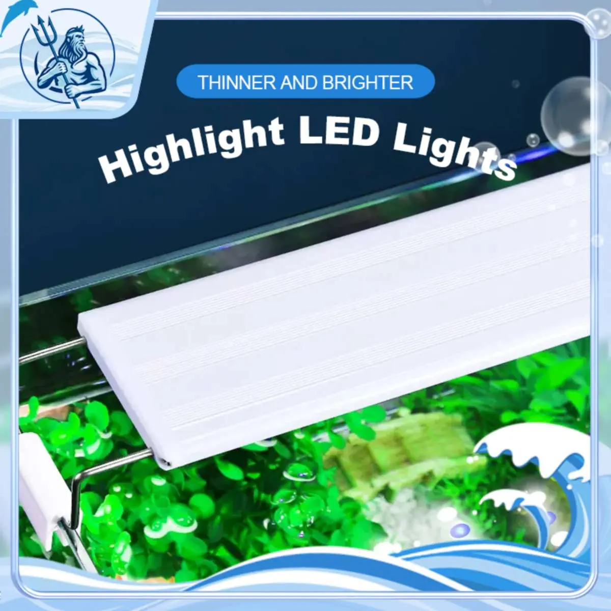 Waterproof fishlight,Aquarium、Clip Waterproof Fish Tank、Aquarium Accessories light for aquarium