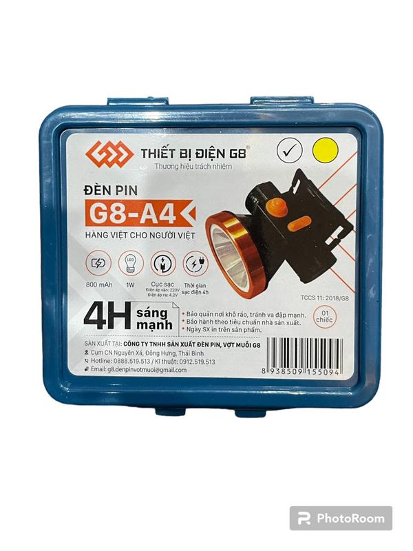 Đèn đeo đầu G8-A4 công nghệ ánh sáng trắng