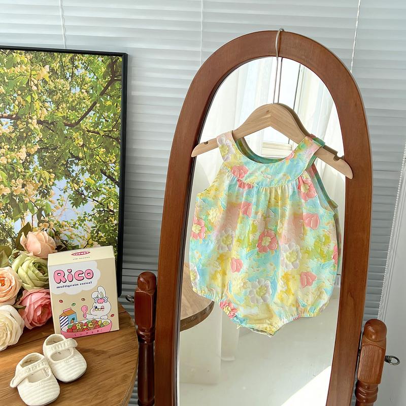 Product Introduction of Baby Girls Newborn Baby Romper Toddler Infant Jumpsuit Sleeveless Outfits Bodysuit Clothes 13