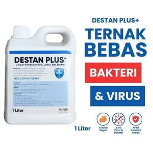 Destan Plus 1 L – Desinfektan Kandang - BKC 10% - Aroma Segar  Jaga Kebersihan Kandang Unggas dan Hewan Besar