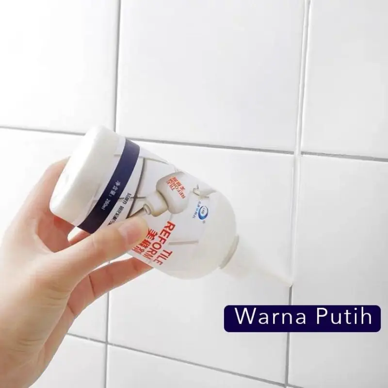 TILE REFORM WATERPROOF 150ML ANTI JAMUR AIR COATING PENGISI CELAH NAT KERAMIK DEMPUL LANTAI DINDING TEMBOK SERBAGUNA DI TEMPAT KERAMIK NAT 4