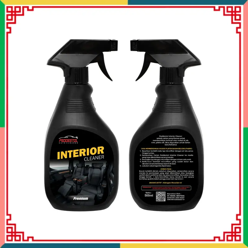 PEMBERSIH INTERIOR MOBIL PEMBERSIH PENGHILANG NODA DAN KOTOR PADA JOK PLAFON DASBOARD DOORTRIM PEDDESTOL INTERIOR CLEANER 500ML Car 5