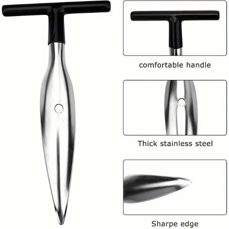 Stainless Steel Coconut Opener, 1 Count Portable Coconut Knife, Coconut Punching Tool, Kitchen Utensils & Gadgets 6