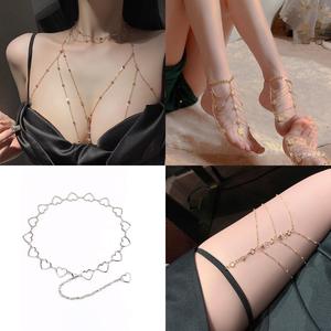 สร้อยข้อเท้า พู่ หลายชั้น แฟชั่นย้อนยุคแปลกใหม่ สำหรับผู้หญิง โซ่โลหะ โซ่เท้า เครื่องประดับสไตล์วัง เหมาะสำหรับคอสเพลย์