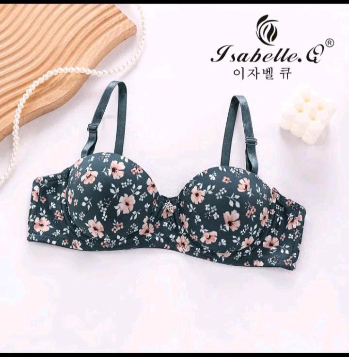Product Introduction of 3PIECES CUP B PRINTED UNDERWIRE BRA(RANDOM COLOR) GOOD QUALITY STRAPLESS BRA PUSH UP BRA Womenswear 7