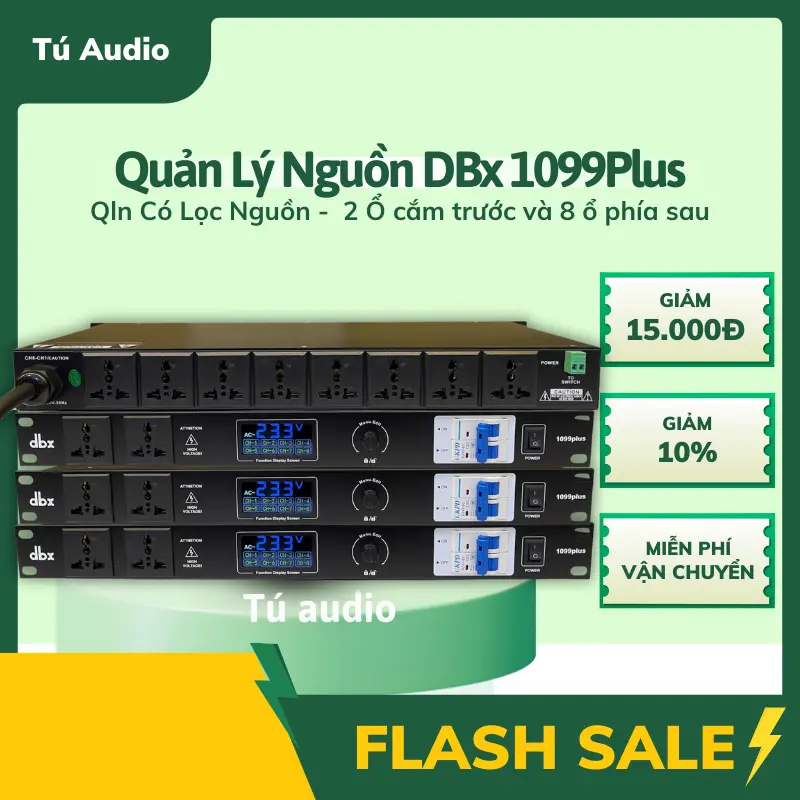 quản lý nguồn dbx 1099 plus hàng có lọc nguồn bản mới 2