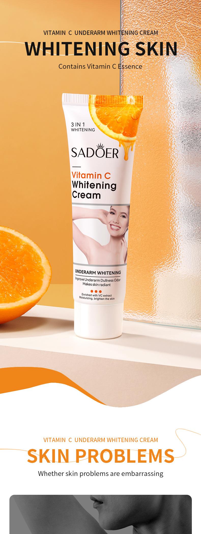 Product Introduction of Underarm whitening cream effective under arm whitening  for men and women body\qh003 10
