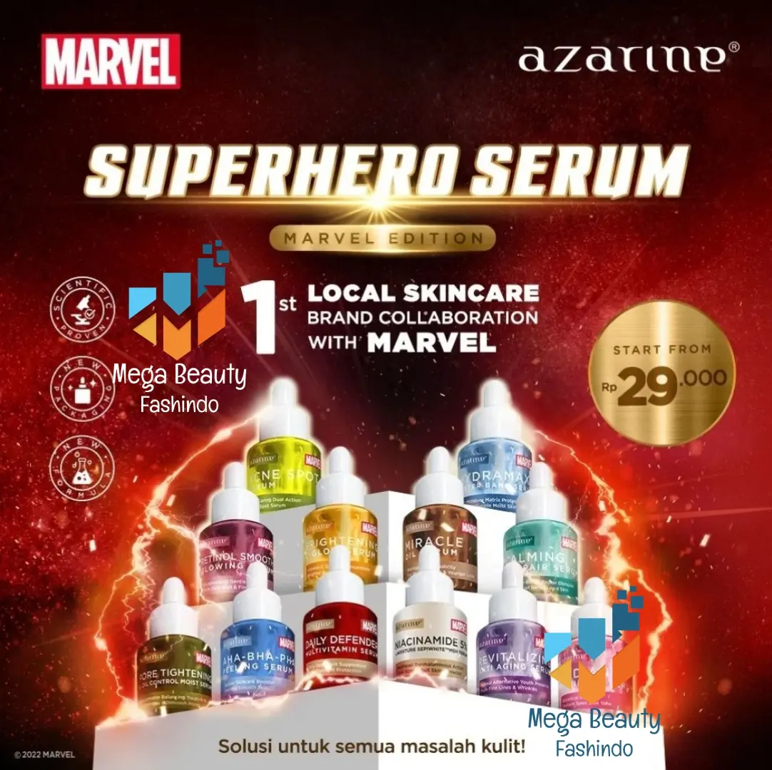 Azarine x Marvel Serum Series