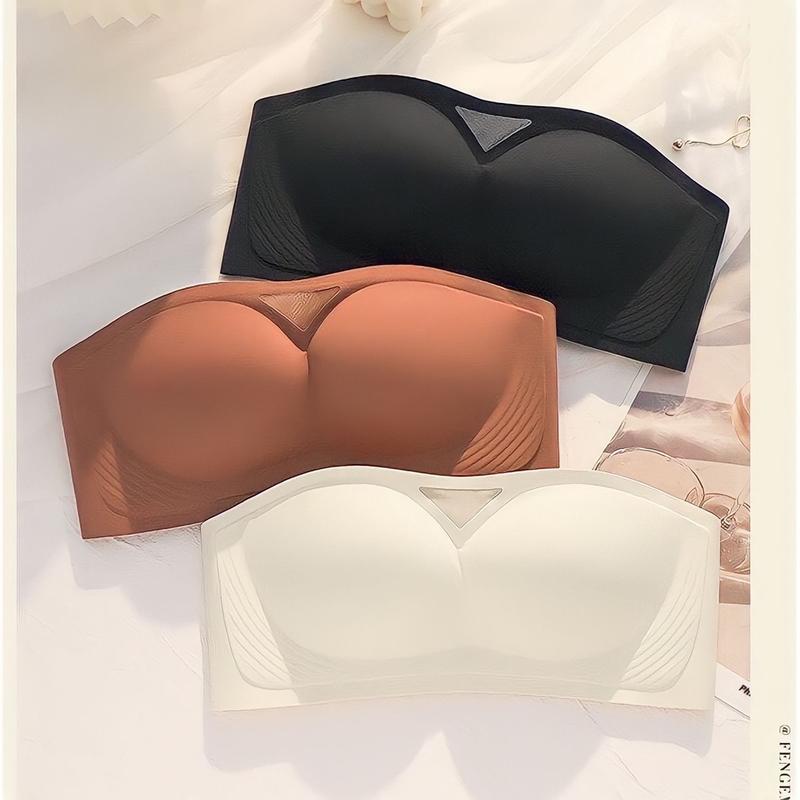 Áo lót Nữ bra đen women Cup su chống tụt không dây đệm 1,5cm voi M3.