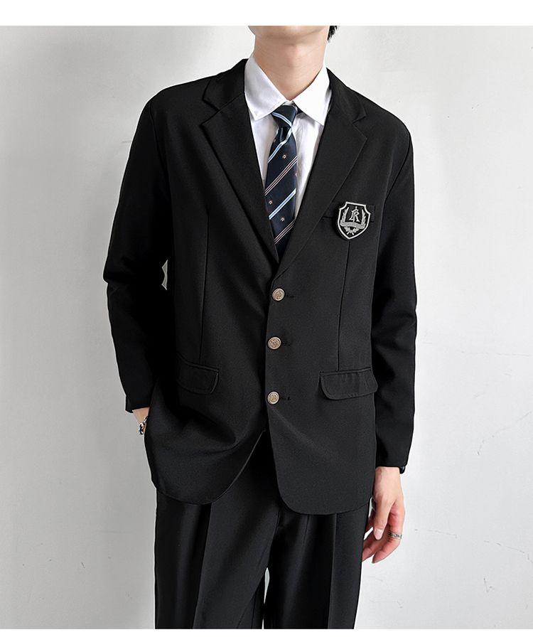 Product Introduction of Trendy Japanese Schoolboy Blazer Set - Stylish DK Uniform Suit for Men, Vintage Campus Style Jacket & Pants (1855+ Reviews) 16