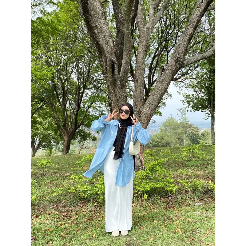 KW - Aqila Tunik Slit Bahan Pololinen Jumbo 3