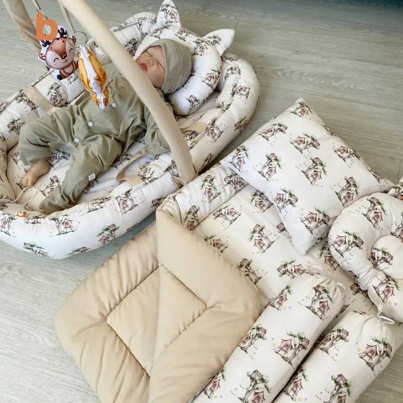 Cuan Baby - Kasur Bayi Playmate & Bedcover Bayi Set Motif JIho 4