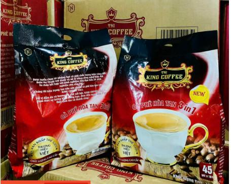 Cà Phê Hòa Tan 3In1 King Coffee - 45 gói * 16g