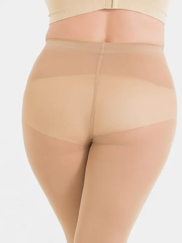 Women's Solid High Waist Sheer Tights, Comfy Breathable Pantyhose, Comfy Breathable Tights for All Seasons 3
