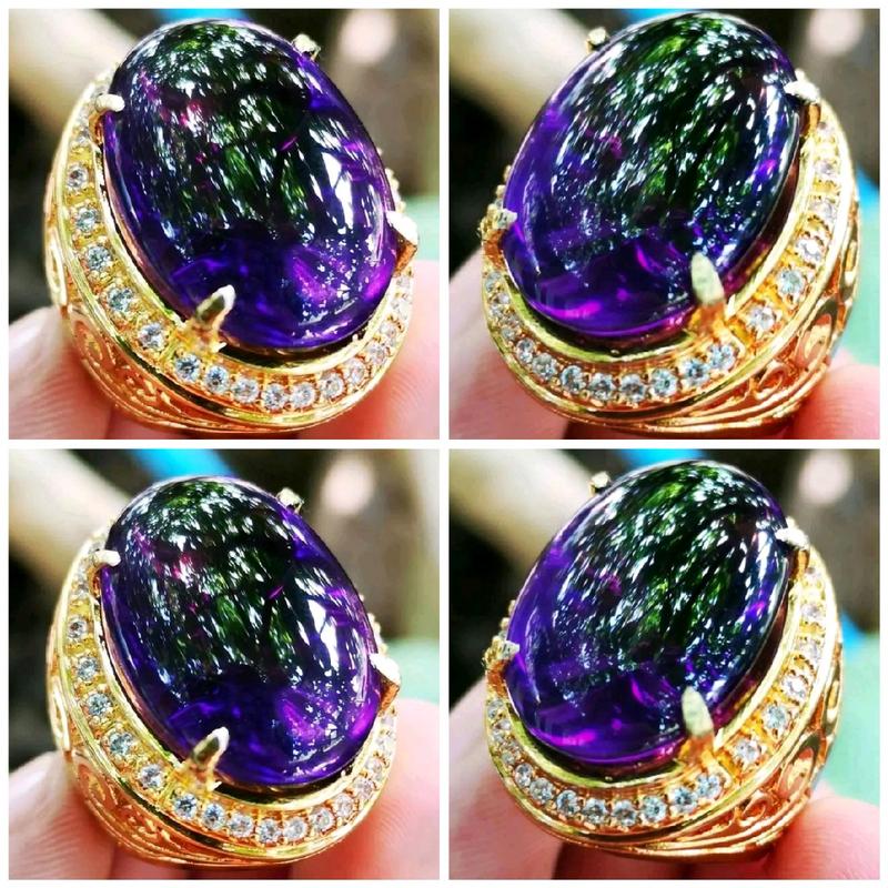 CINCIN NATURAL KECUBUNG WULUNG PEKAT TOP CRISTAL 0