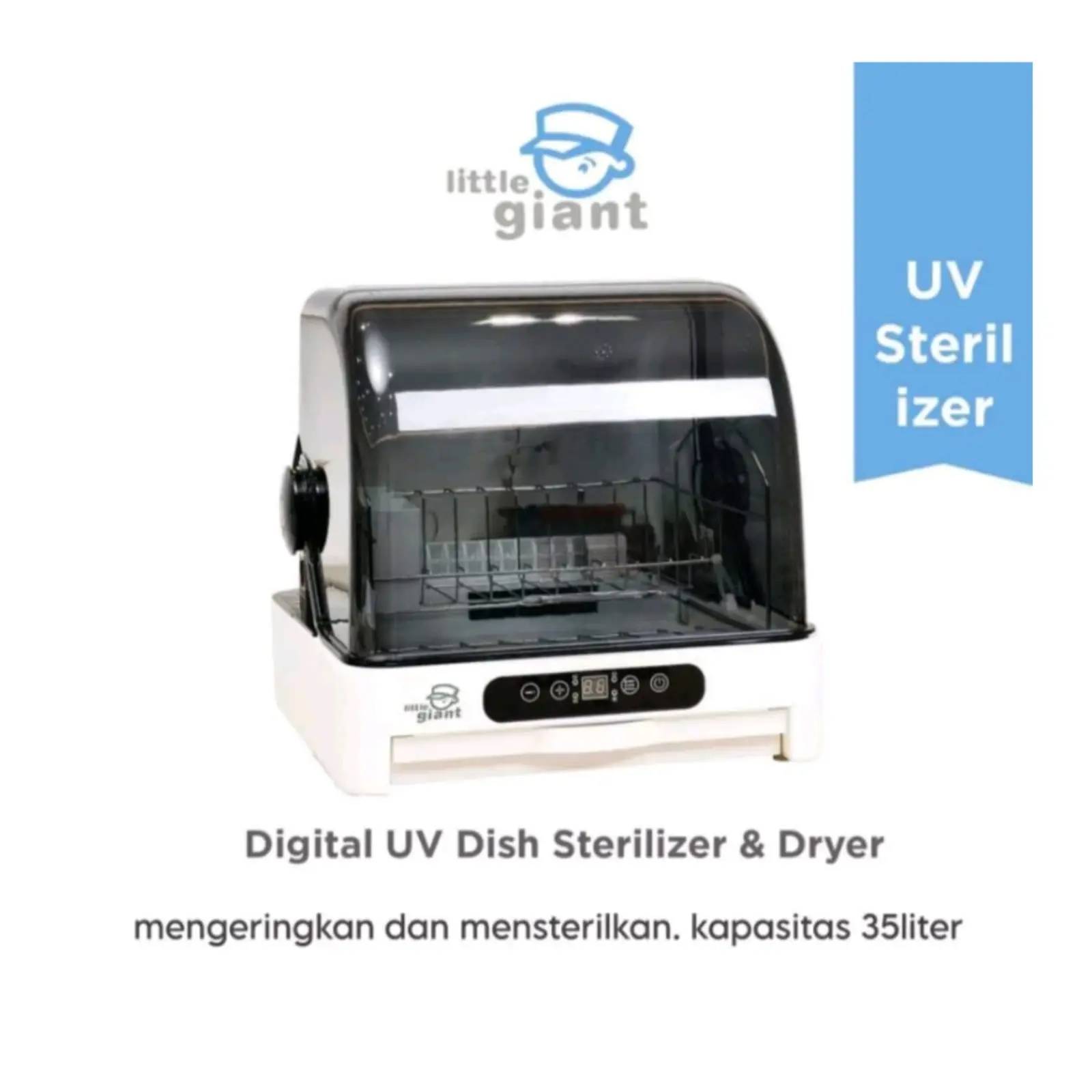 Little Giant UV Dish Sterilizer and Dryer - Pengering dan Alat Steril Botol  Piring dan alat makan