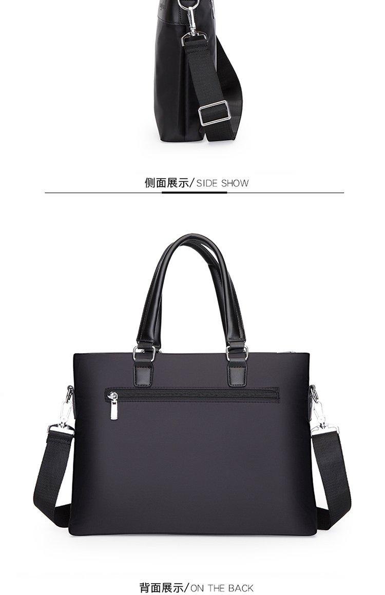 Product Introduction of Zipper Shoulder Bag Free Size Nylon Cloth Shoulder Crossbody Tote for Men 16
