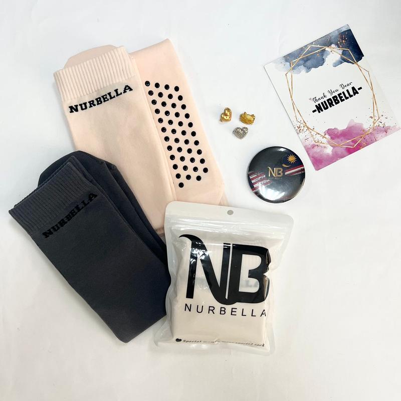 Product Introduction of Stokin Antislip Bella Nurbella Berkualiti Nylon - Stokin umrah tak licin 8