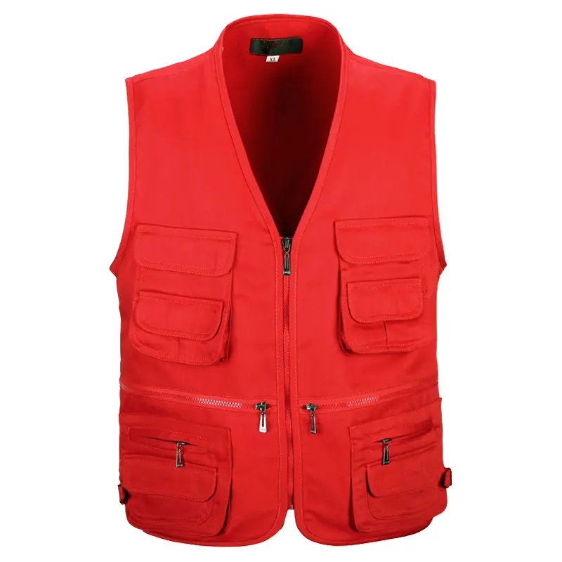Áo Vest Nhiều Túi Thời Trang Ngoài Trời, Dành Cho Nam Giới, Thích Hợp Để Câu Cá, Đi Bộ Đường Dài Và Chụp Ảnh, Phong Cách Thường Ngày Ngoại Cỡ, Năm 2025 8
