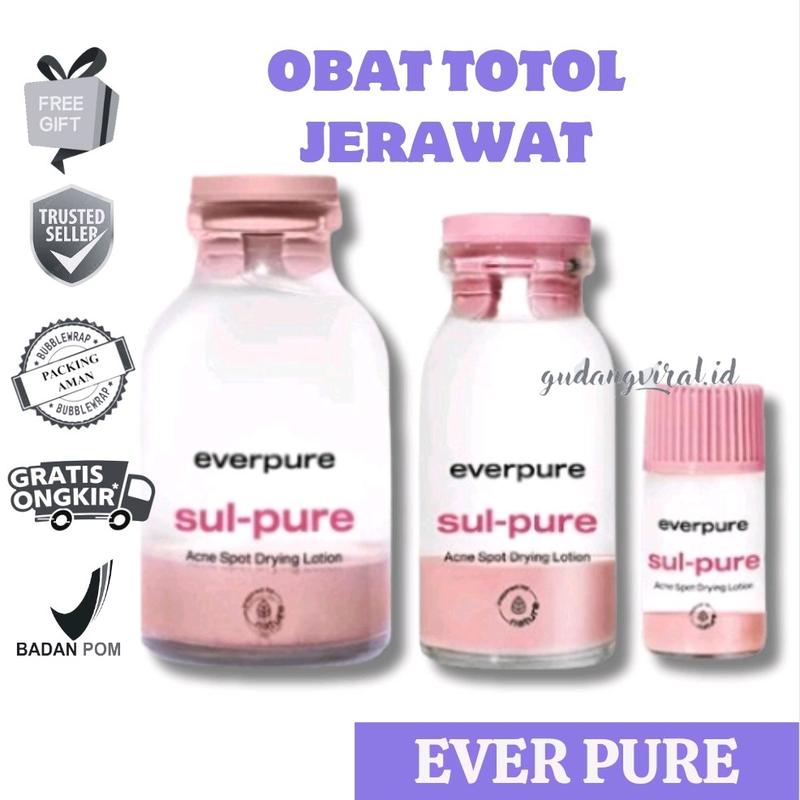 EVERPURE OBAT TOTOL JERAWAT SUL PURE ACNE SPOT DRYING LOTION ACNE EVERPURE Wajah 0