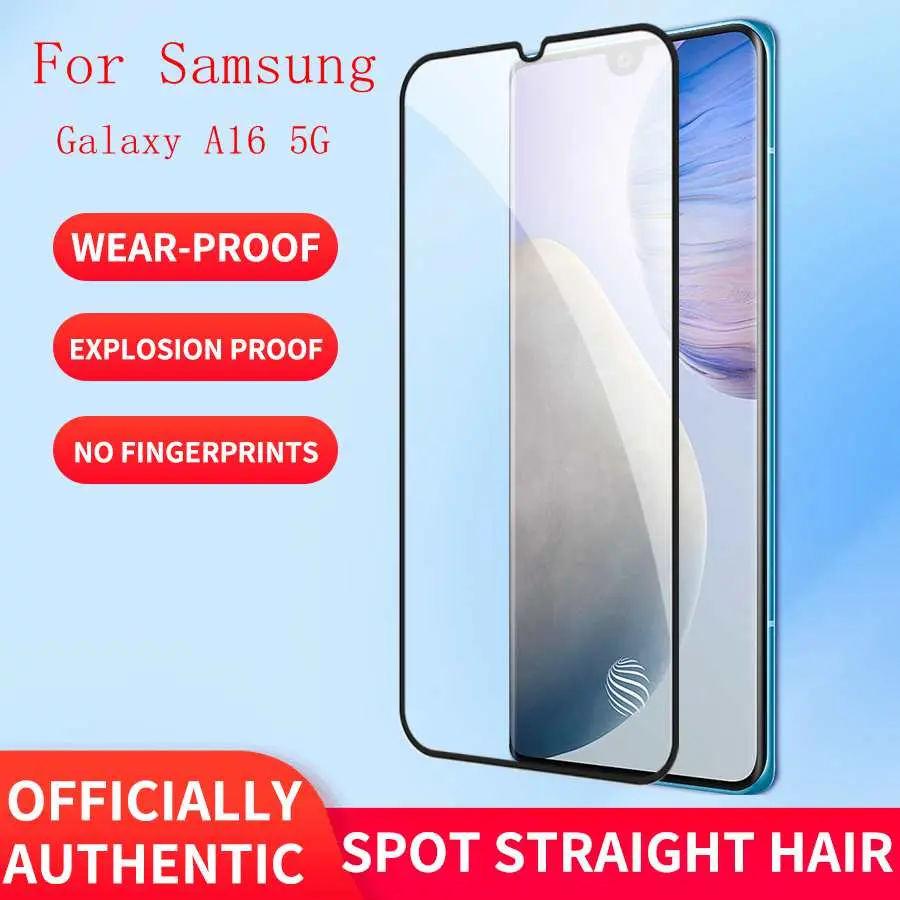 Kính Cường Lực, Dành Cho Samsung Galaxy A16 5G, Bảo Vệ Màn Hình, Kính Chống Rơi Nhôm Cao, Dành Cho Samsung A16 5G SM-A165F, Phim Điện Thoại GalaxyA16 5G xidu  case Phụ Kiện