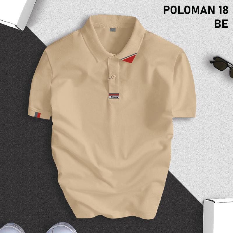  Áo Polo POLOMAN 18 full màu cực đẹp vải đứng form unisex nam nữ - Menwear Shirt Menswear Có Cổ 